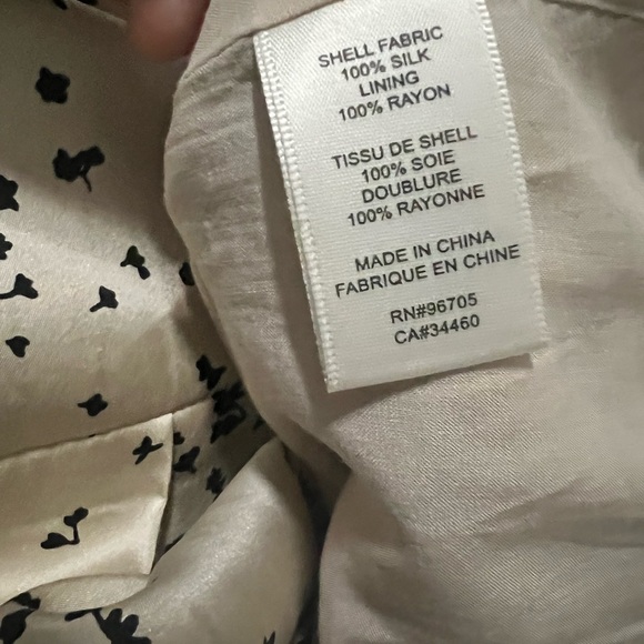 Gently Worn in Good Condition, Silk Charmeuse Dress, Size 6, Champagne Combo - Picture 3 of 5